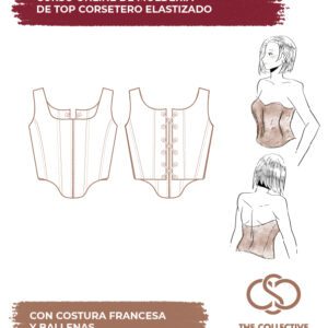 Moldería de Top Corsetero Elastizado – Industrial