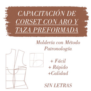 Moldería de CORSET CON ARO Y TAZA PREFORMADA