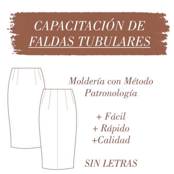Moldería de Faldas TUBULARES