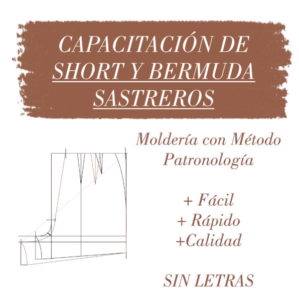 Moldería de SHORT Y BERMUDA SASTRE